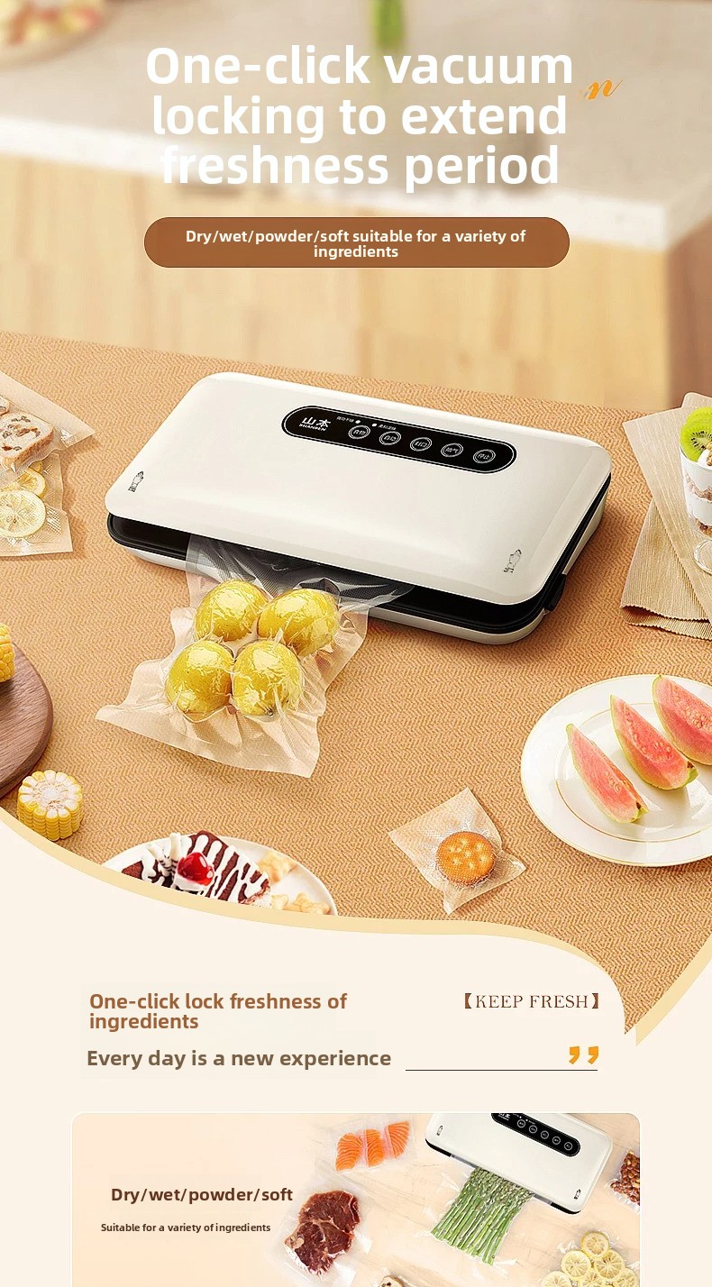 Snacks Food Usa - Mini Vacuum Sealer Machine Automatic Household