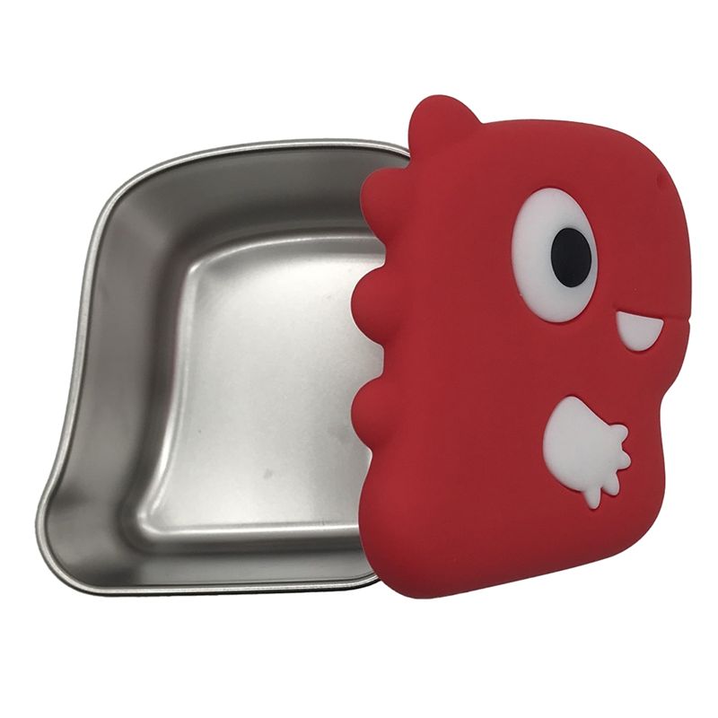 Food Snacks Box - AA94-304 Stainless Steel Dinosaur Snack Box