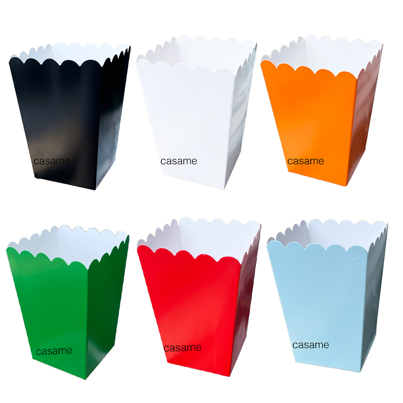 Food Snacks For Party - 12pcs Paper Candy Cartons Popcorn Box