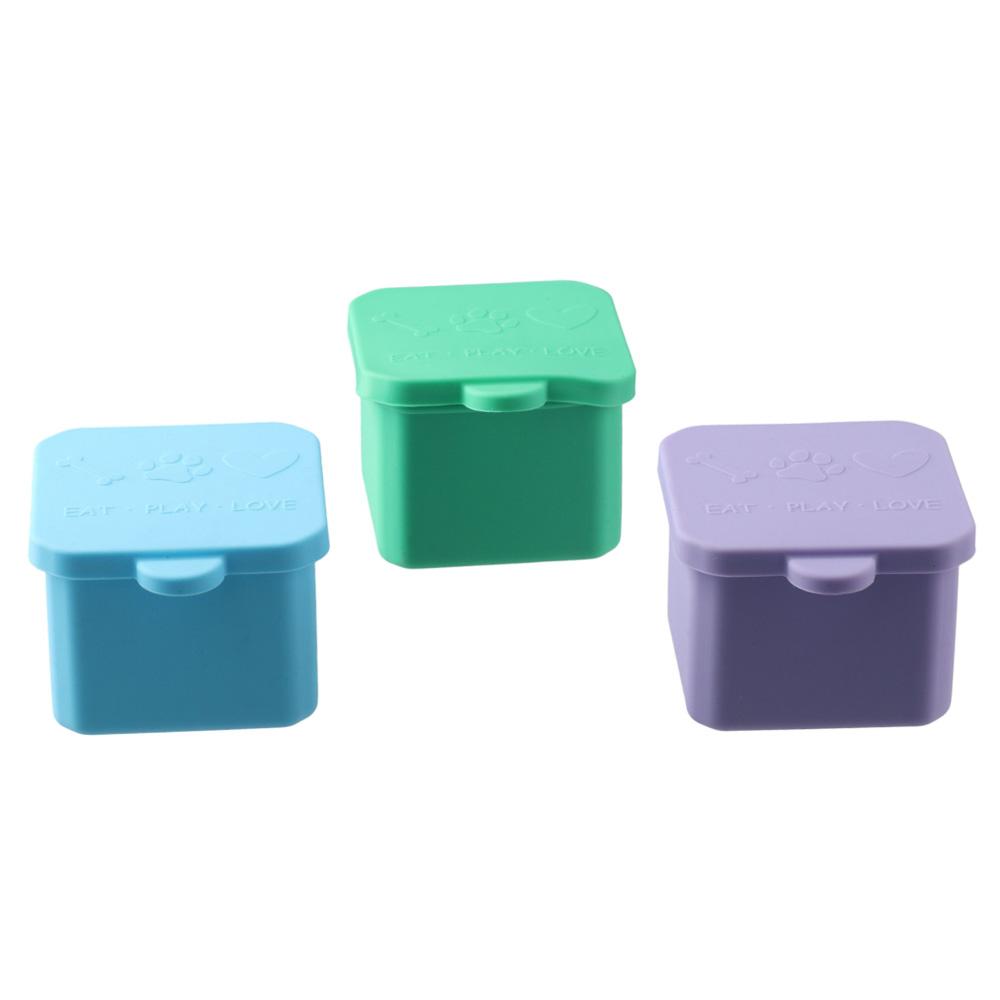 Food Snacks That Are Green - 1/3pcs Reusable Silicone Food Distribution Box
