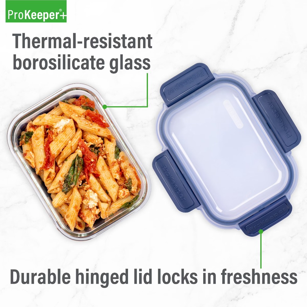 2.8 Cup Glass Food Storage Con - огляд і ціна Food Snacks Box