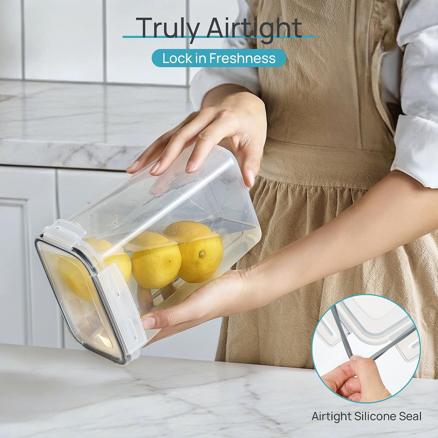 Vtopmart Airtight Food Storage - огляд і ціна Food Snacks Label