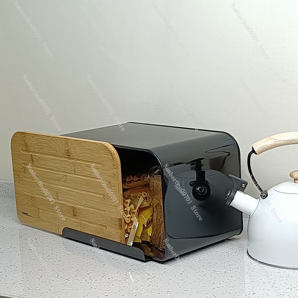 Kitchen Bread Box with Bamboo  - огляд і ціна Food Snacks Box