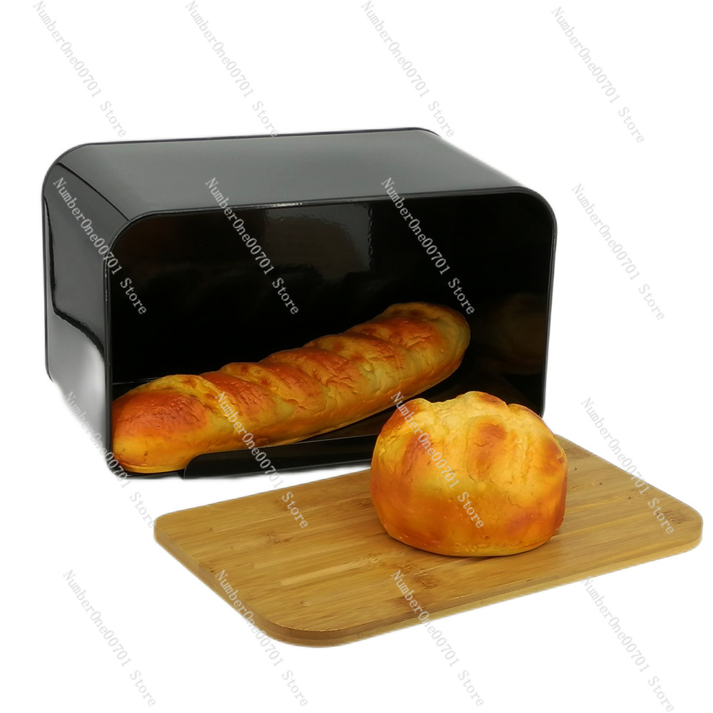 Kitchen Bread Box with Bamboo  - огляд і ціна Food Snacks Box