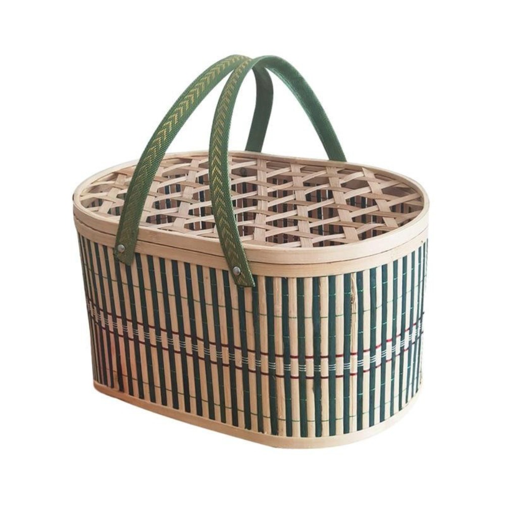 Durable Handmade Bamboo Basket - огляд і ціна Food Snacks Gifts
