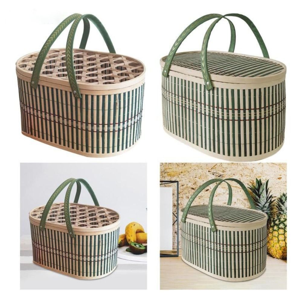 Durable Handmade Bamboo Basket - огляд і ціна Food Snacks Gifts