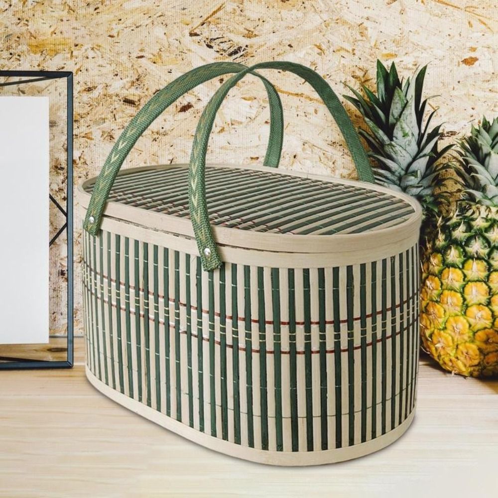 Durable Handmade Bamboo Basket - огляд і ціна Food Snacks Gifts