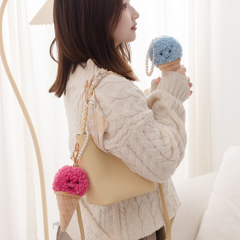 Cute Cartoon Ice cream Plush T - огляд і ціна Food Snacks Gifts