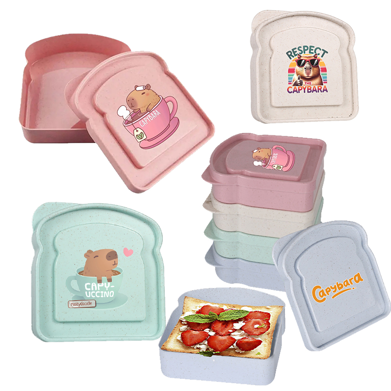 Capybara Sandwich Food Storage - огляд і ціна Food Snacks Box