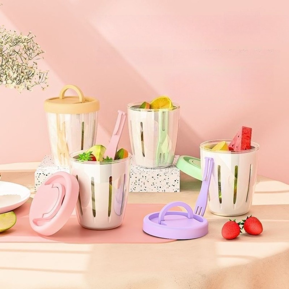 Portable Cylindrical Food Cont - огляд і ціна Food Snacks Box