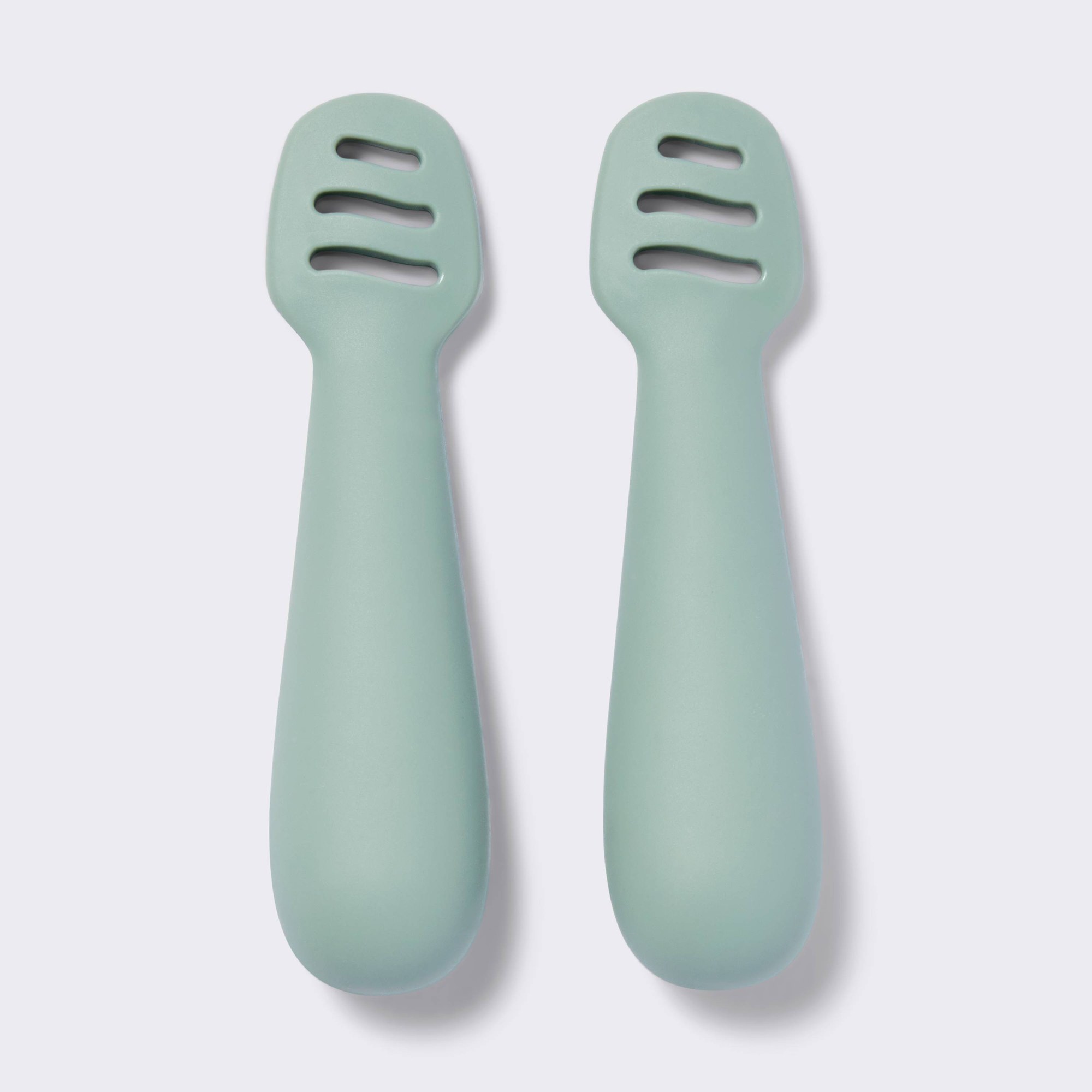 2pcs Green Baby Dipping Spoons - огляд і ціна Food Snacks That Are Green