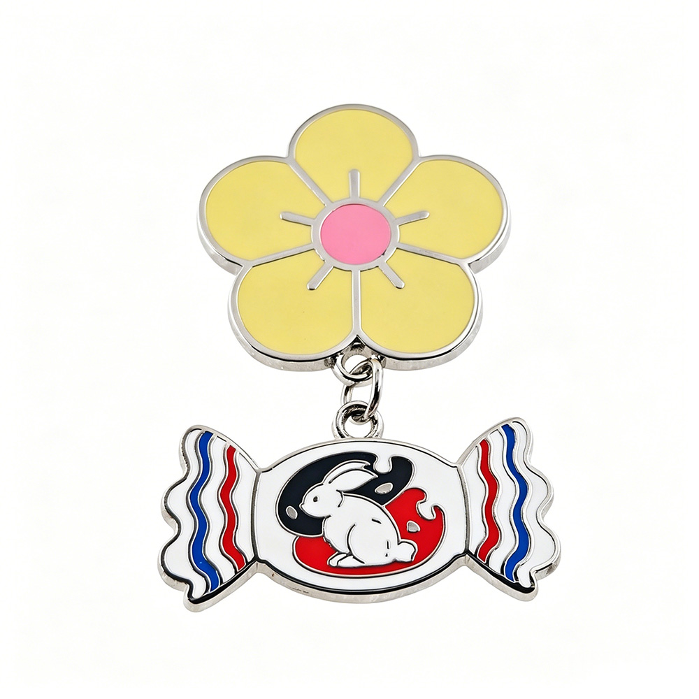 White Rabbit Candy Enamel Pin  - огляд і ціна Food Snacks Gifts