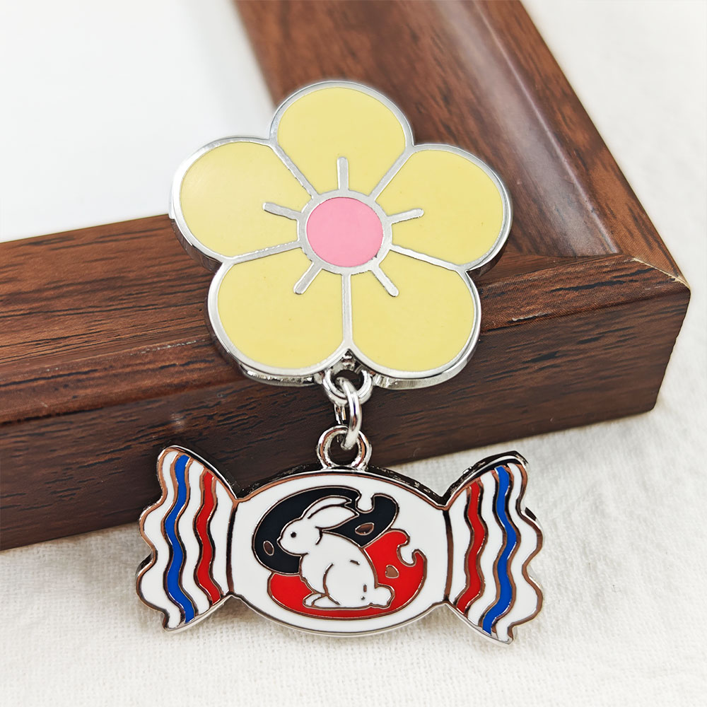 White Rabbit Candy Enamel Pin  - огляд і ціна Food Snacks Gifts
