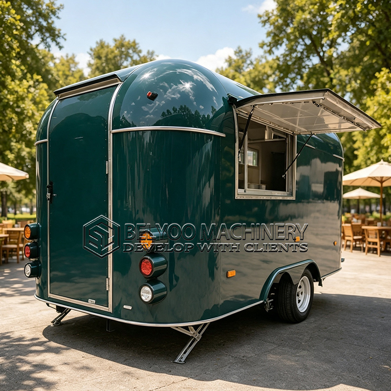 Belyoo Commercial Food Trailer - огляд і ціна Snacks Food Usa