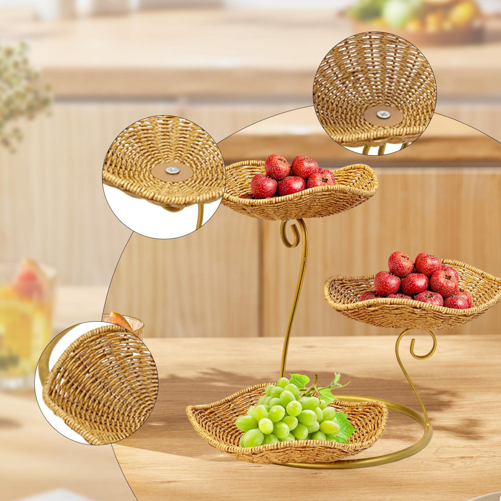 Nice Fruit Basket 3 Tiered For - огляд і ціна Nice Food Snacks
