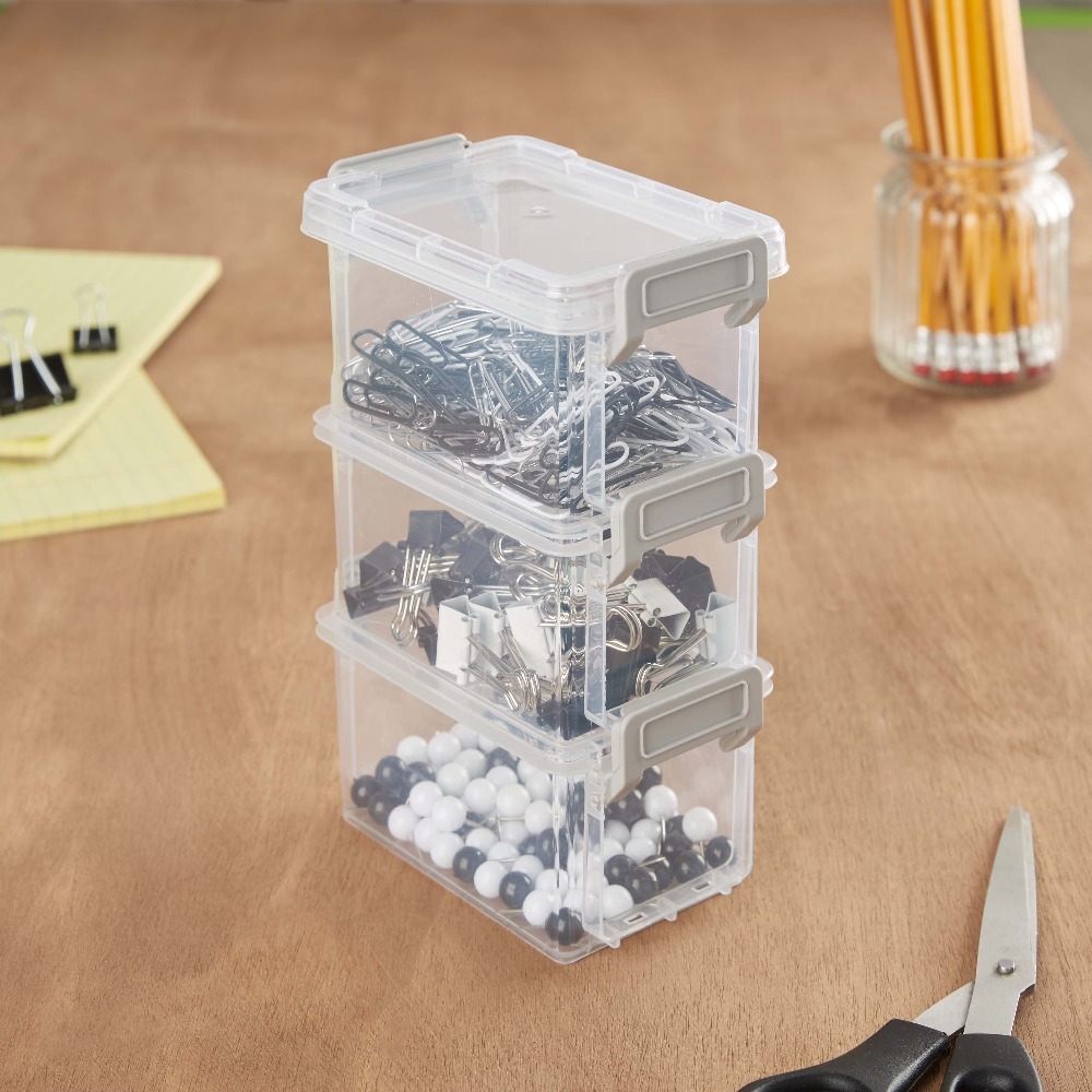 4-Pack 12oz Stackable Storage  - огляд і ціна Food Snacks Label