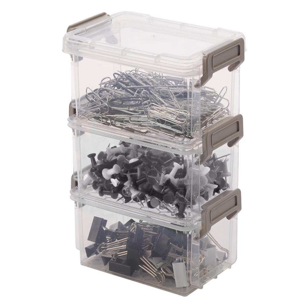4-Pack 12oz Stackable Storage  - огляд і ціна Food Snacks Label
