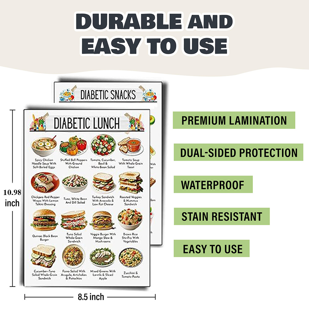 12pcs Diabetic Meal Planner Un - огляд і ціна Food Snacks Options