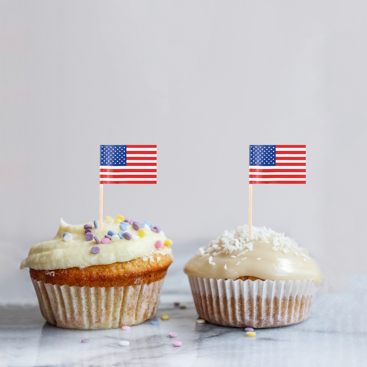 100Pcs American Flag Picks 2.5 - огляд і ціна Food Snacks For Party