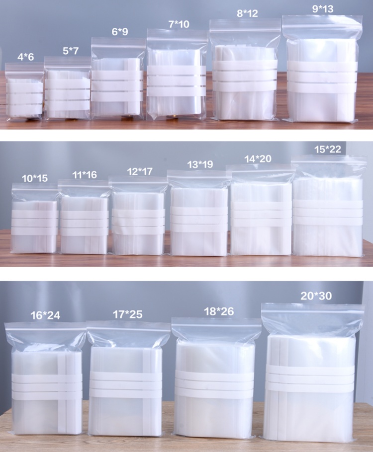 200PCS Clear PE Writing Ziploc - огляд і ціна Food Snacks Label