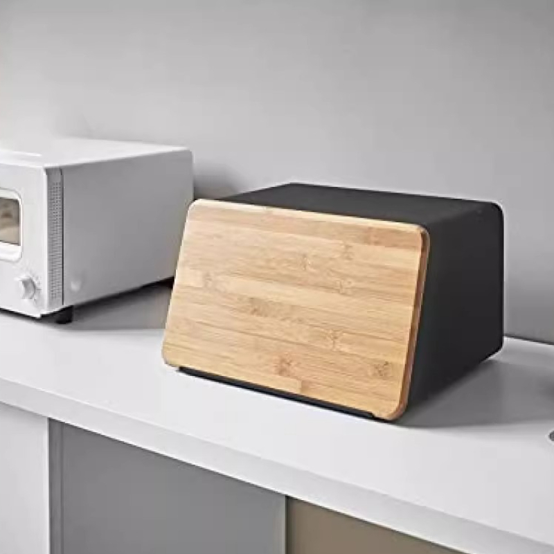 Bamboo Bread Box for Kitchen S - огляд і ціна Food Snacks Box