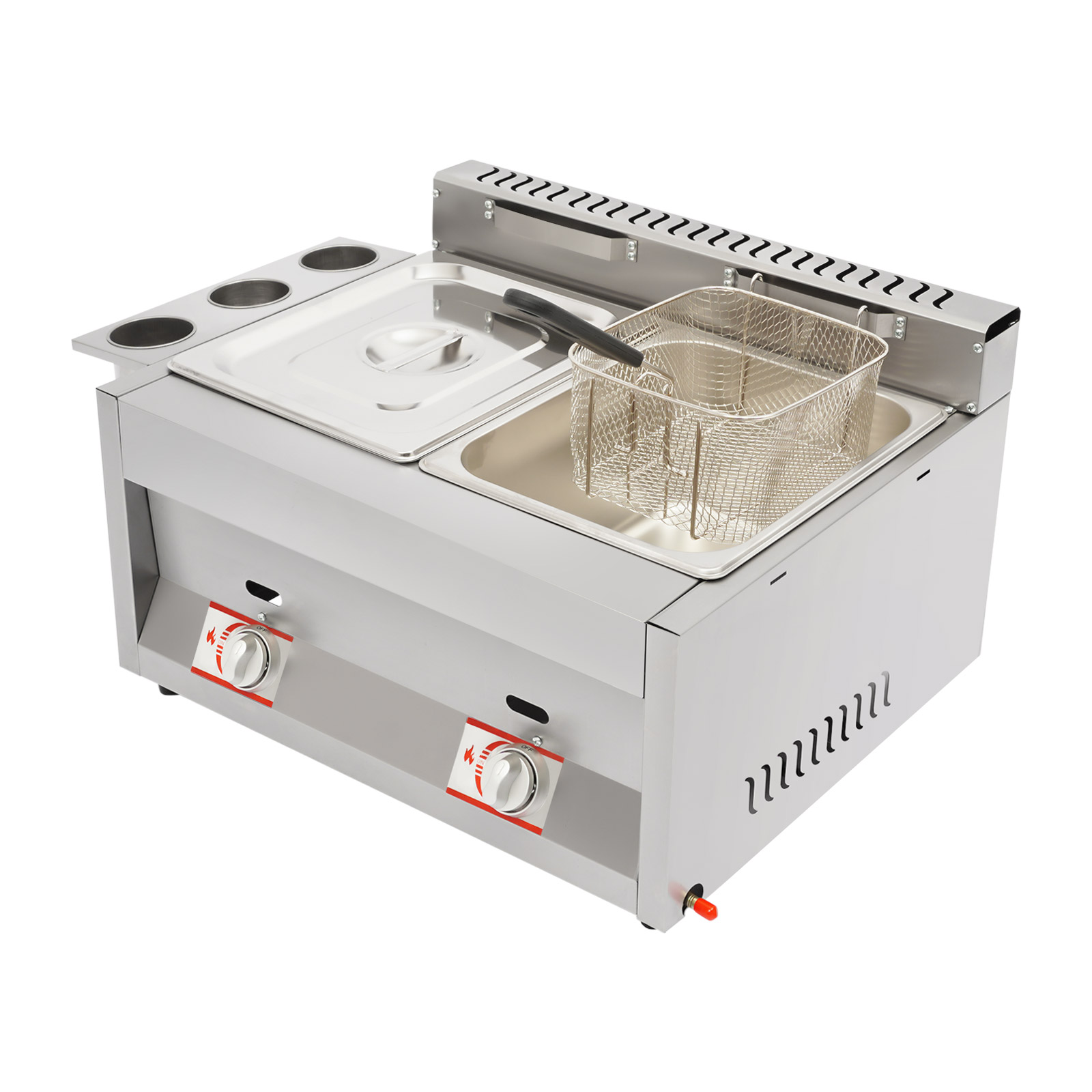 Commercial Deep Fryer 2-Tank 6 - огляд і ціна Fast Food With Snacks