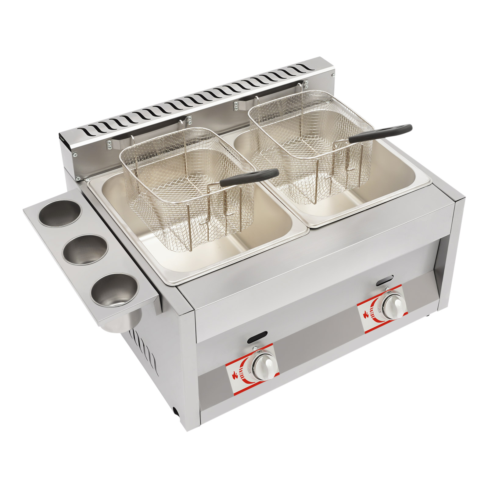 Commercial Deep Fryer 2-Tank 6 - огляд і ціна Fast Food With Snacks