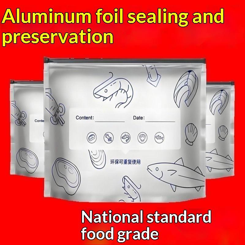 50Pcs Reusable Aluminum Foil F - огляд і ціна Food Snacks Label