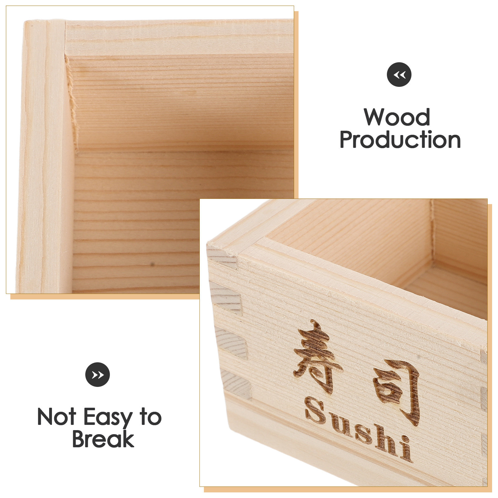 Japanese Masu Sake Cup Wooden  - огляд і ціна Food Snacks Box