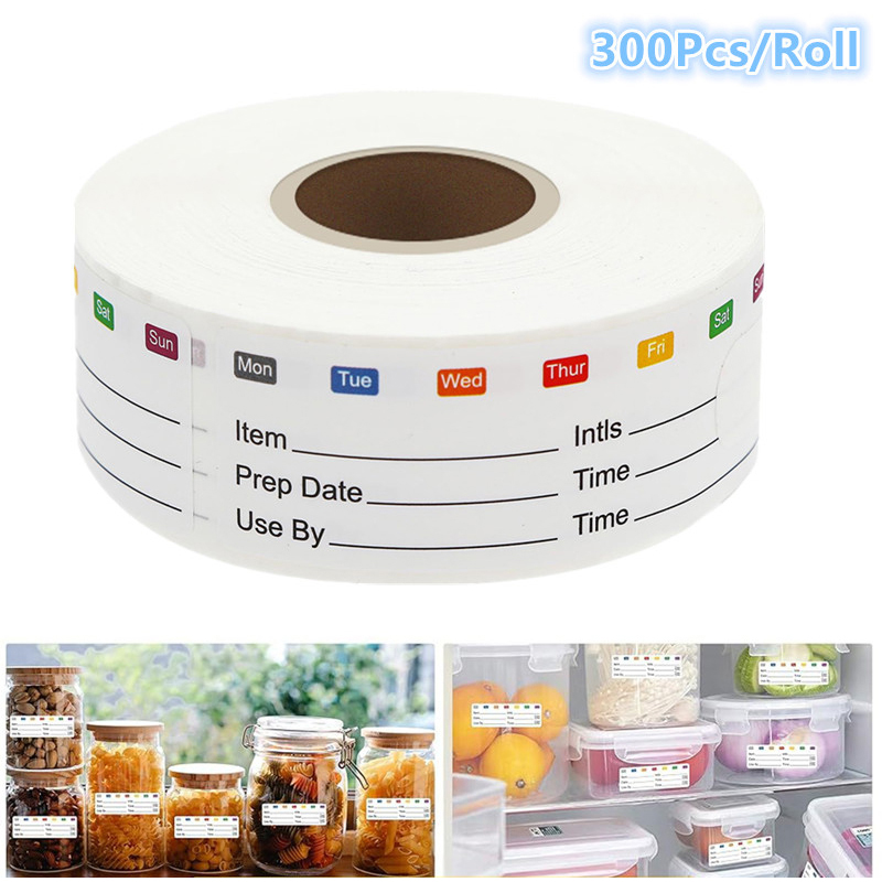 300Pcs/Roll Candy Storage Expi - огляд і ціна Food Snacks Label