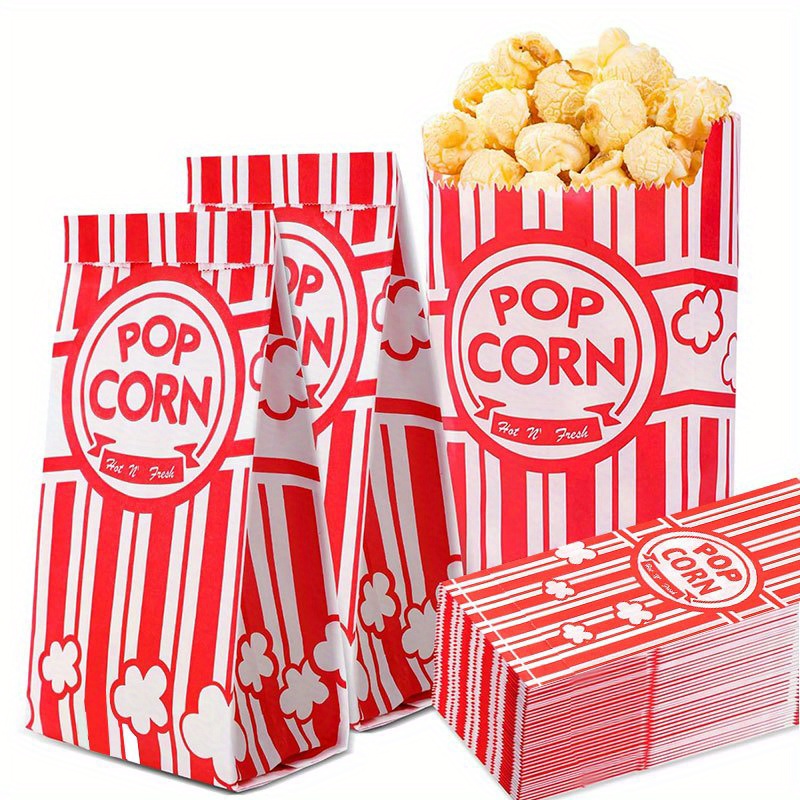 20/50Pcs Popcorn Bags Individu - огляд і ціна Food Snacks Gifts