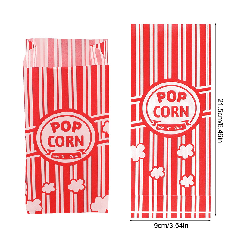 50Pcs Popcorn Packaging Bags S - огляд і ціна Food Snacks For Party