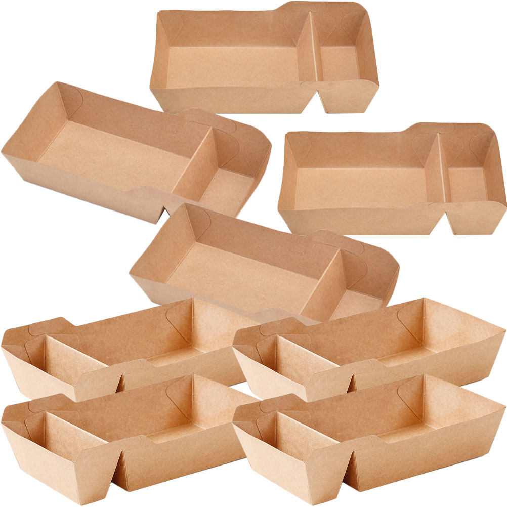 50Pcs Paper Snack Boxes Blank  - огляд і ціна Food Snacks For Party