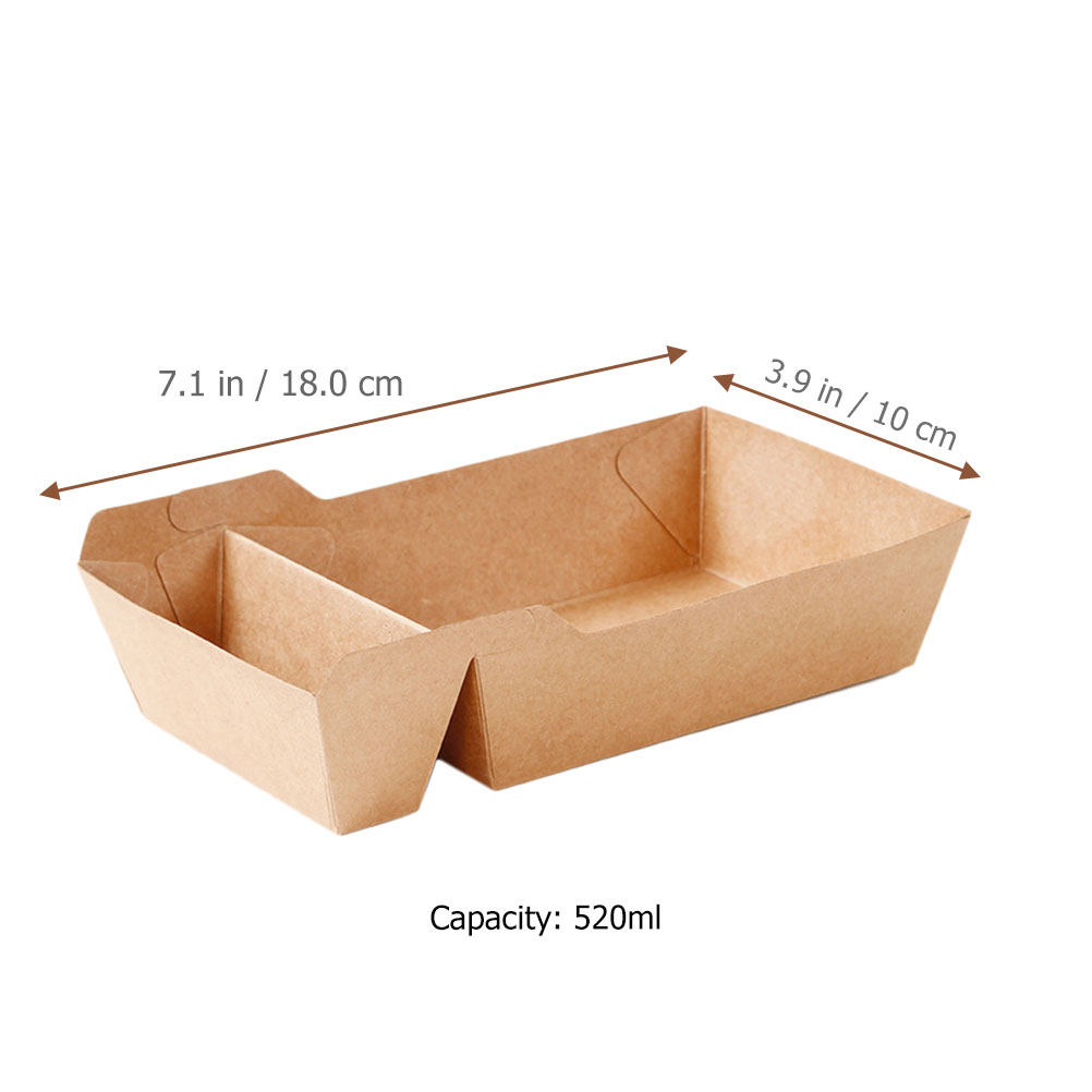 50Pcs Paper Snack Boxes Blank  - огляд і ціна Food Snacks For Party
