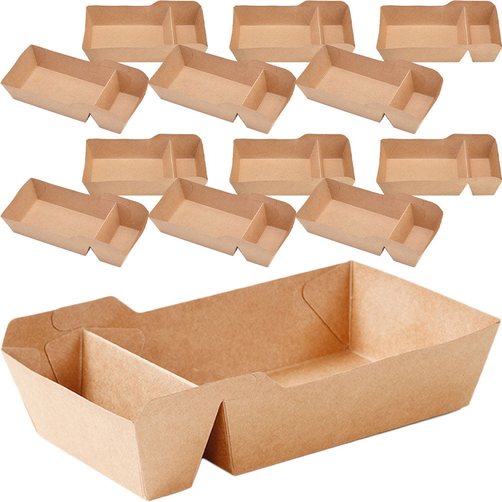 50Pcs Paper Snack Boxes Blank  - огляд і ціна Food Snacks For Party