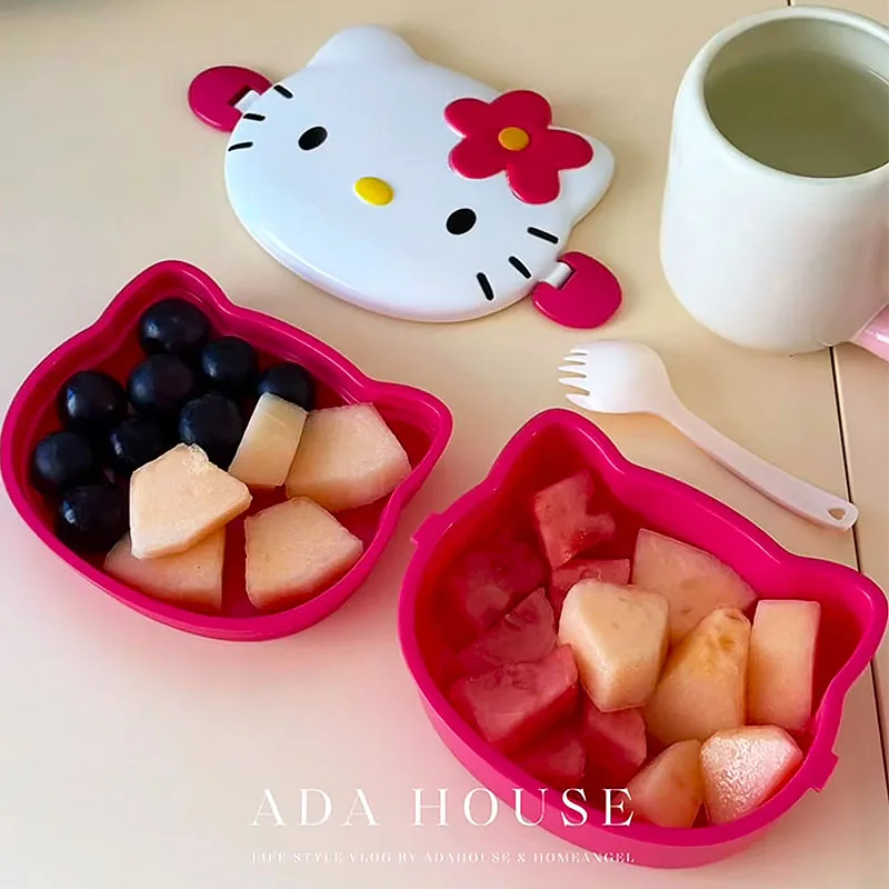 Cute Hello Kitty Shaped Lunch  - огляд і ціна Food Snacks Box