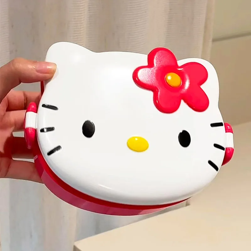 Cute Hello Kitty Shaped Lunch  - огляд і ціна Food Snacks Box