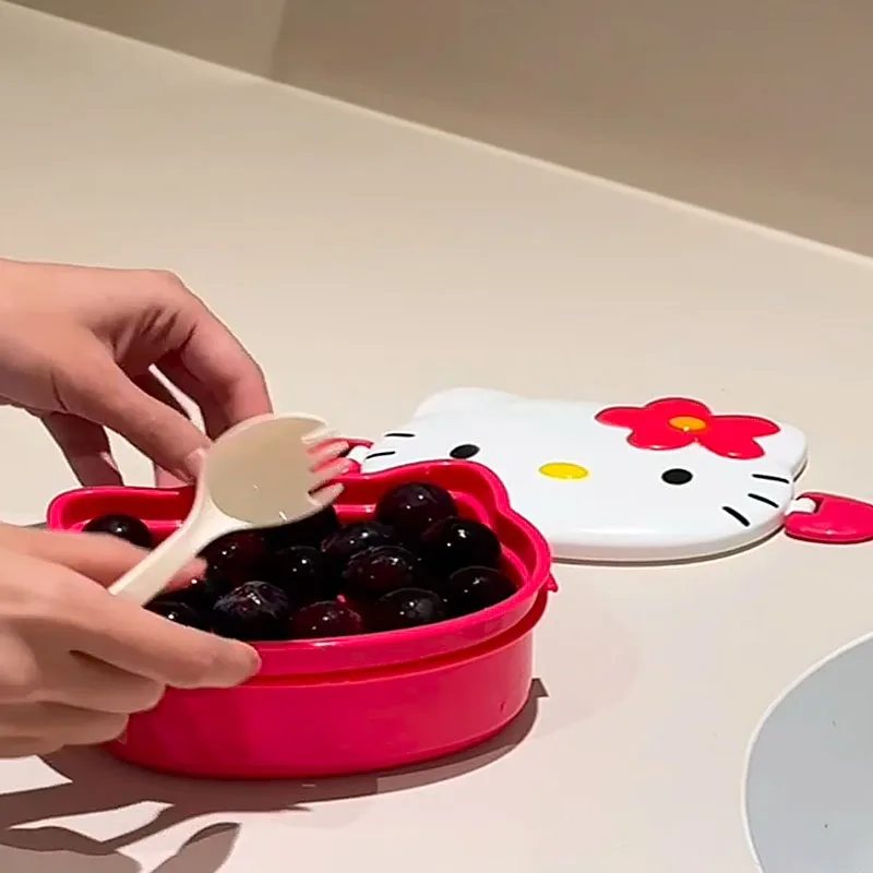 Cute Hello Kitty Shaped Lunch  - огляд і ціна Food Snacks Box