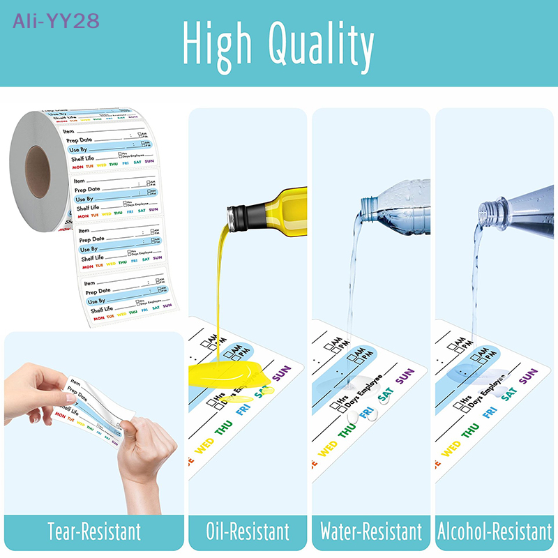 【YY28】300Pcs/Roll Kitchen Food - огляд і ціна Food Snacks Label